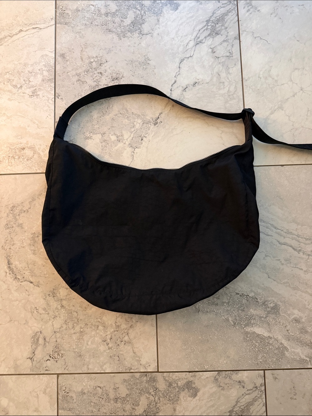 BAGGU OG 3-inner pocket Large Black Crescent
